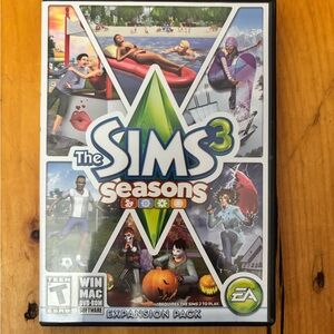The Sims 3 Seasons PC Expansion Game Complete w/ Case Disc Manual